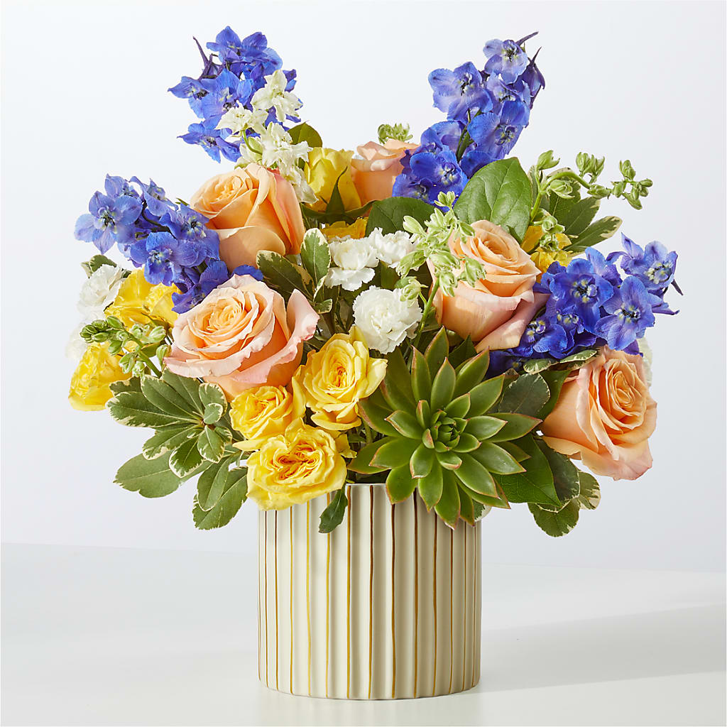 Cobalt Reverie Bouquet – MARYCEL'S FLOWERS, Clifton NJ