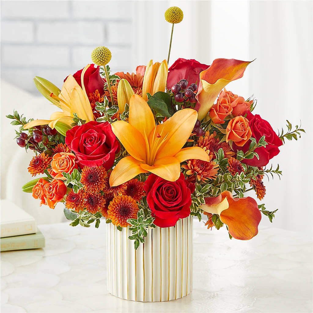 Scarlet Skies Bouquet – MARYCEL'S FLOWERS, Clifton NJ
