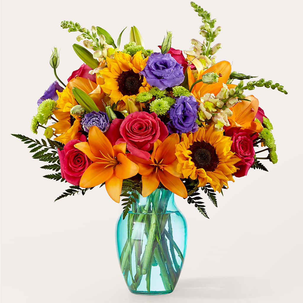 Double Rainbow Bouquet – MARYCEL'S FLOWERS, Clifton NJ