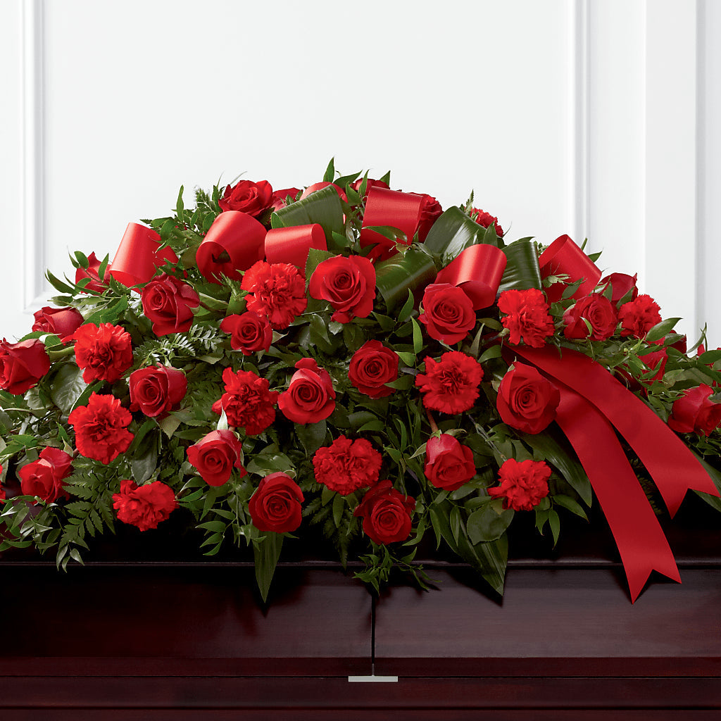 Tribute of Life Casket Spray – MARYCEL'S FLOWERS, Clifton NJ