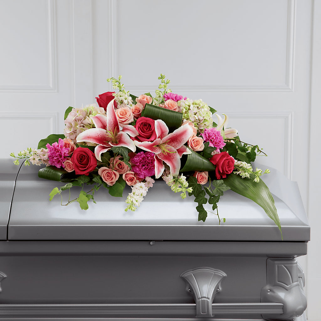 Splendid Grace Casket Spray – MARYCEL'S FLOWERS, Clifton NJ