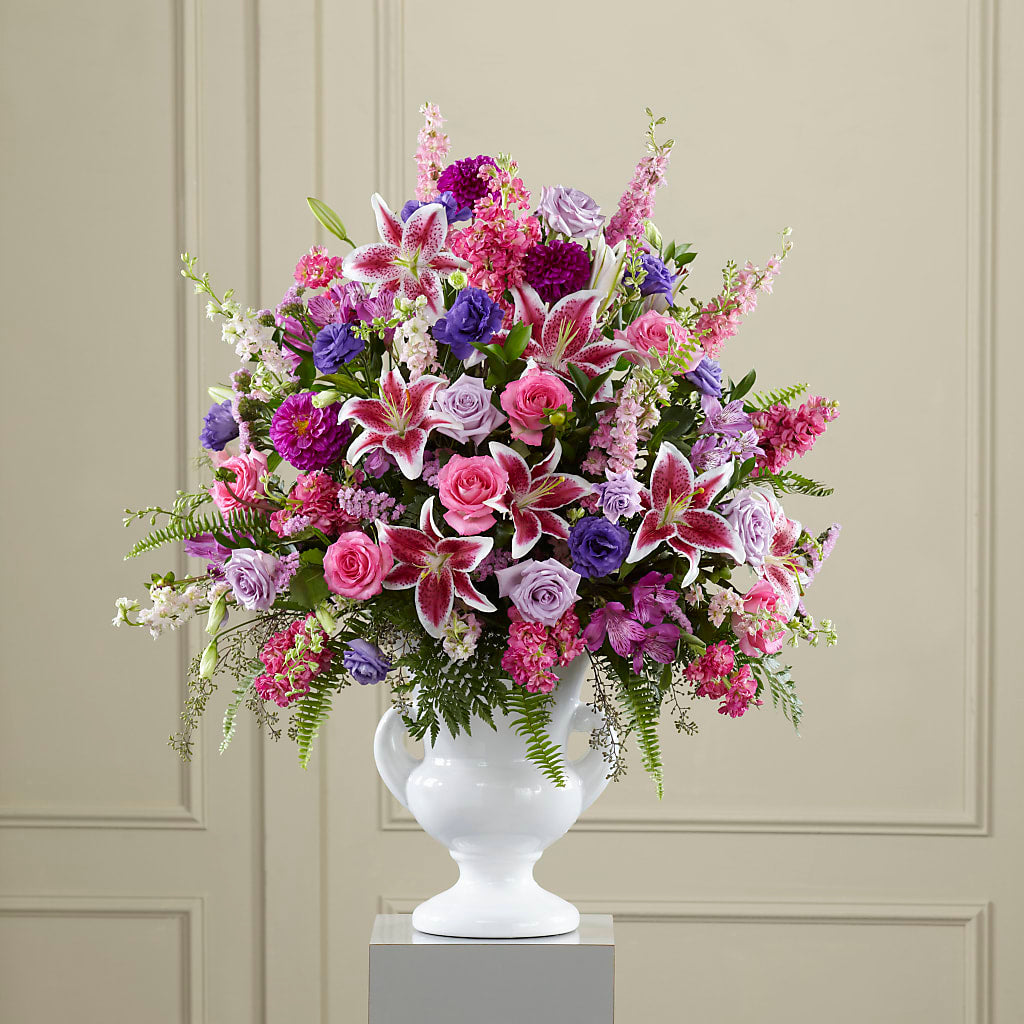 Peaceful Tribute Arrangement – MARYCEL'S FLOWERS, Clifton NJ