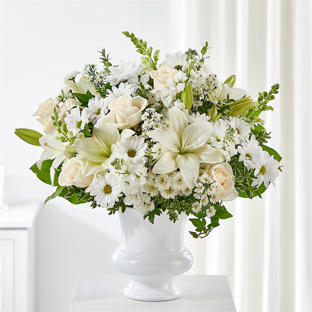 Uplifting Urn Arrangement – MARYCEL'S FLOWERS, Clifton NJ