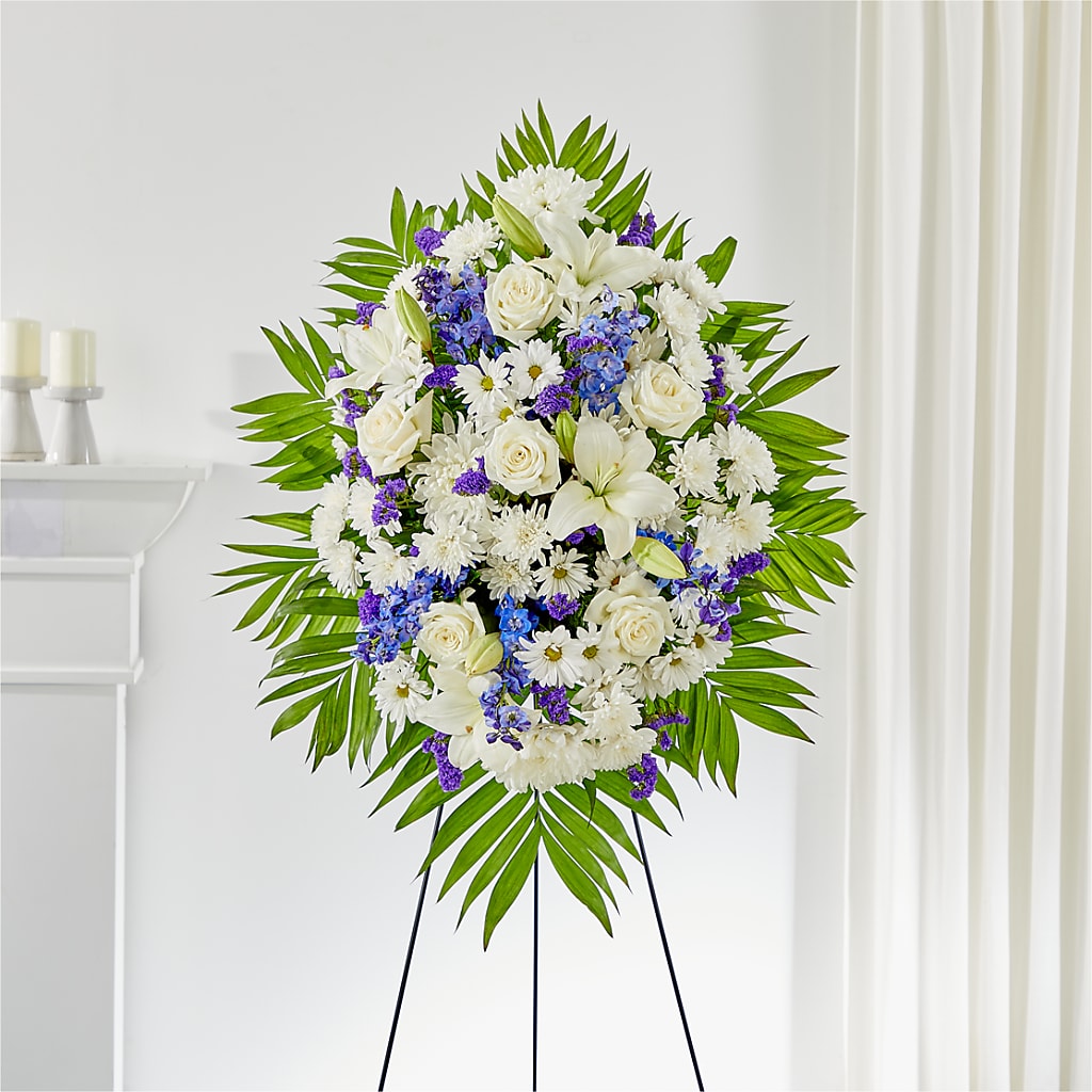 At Rest Standing Spray – MARYCEL'S FLOWERS, Clifton NJ