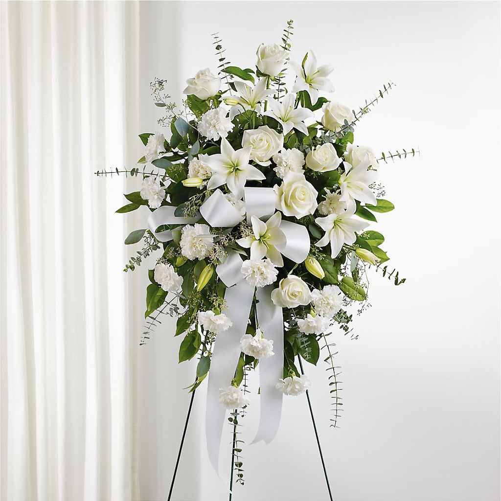 With Care Standing Spray – MARYCEL'S FLOWERS, Clifton NJ