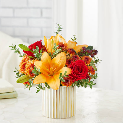 Scarlet Skies Bouquet – MARYCEL'S FLOWERS, Clifton NJ