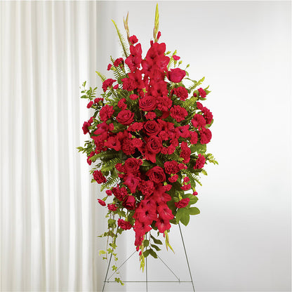 From the Heart Standing Spray – MARYCEL'S FLOWERS, Clifton NJ